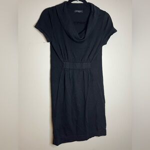 Banana Republic Black Cowl Neck Short Sleeve Dress Women’s Size XS